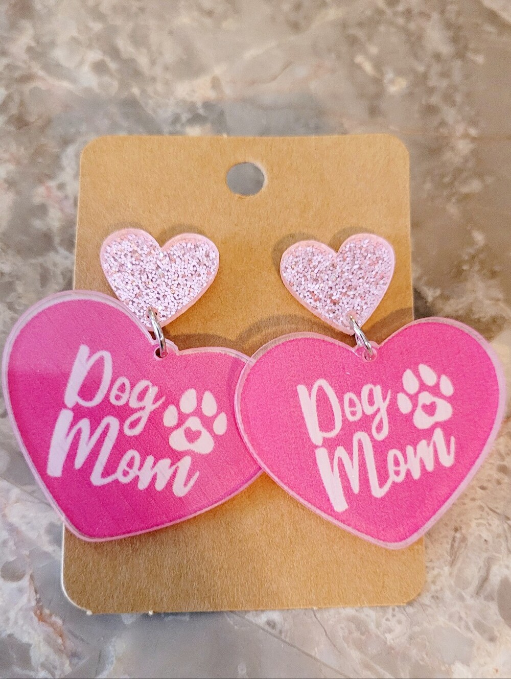 🌺Dog Mom Heart Earings Dog Mom Accessories Gifts For Her